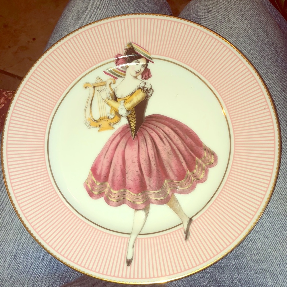 Fitz and Floyd “Danseuse IV” fine porcelain plate